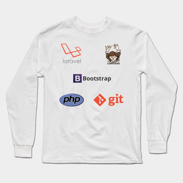 php laravel ecosystem Long Sleeve T-Shirt by yourgeekside